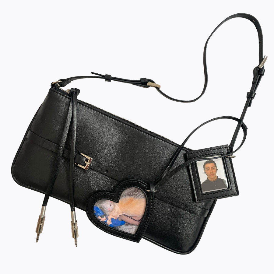 BLACK CHARM BAG