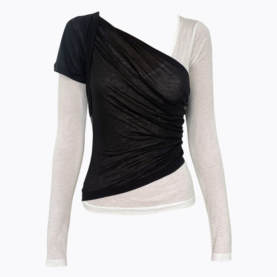BI COLOR MERMAID TOP