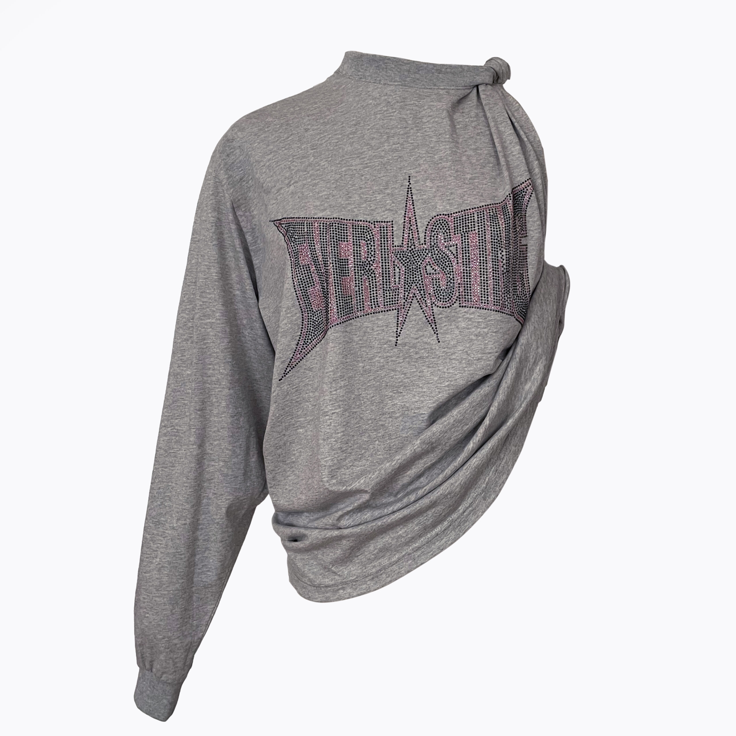 TWISTED GREY T-SHIRT