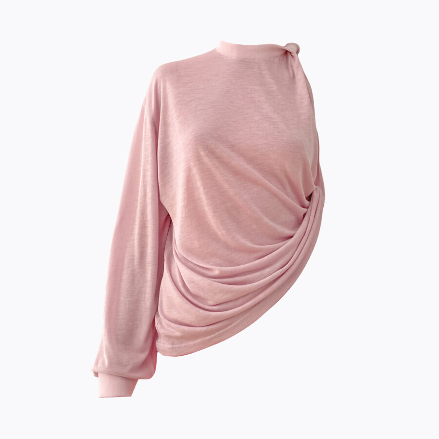 TWISTED T-SHIRT SOFT PINK
